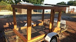 Bluehills dog transit kennel