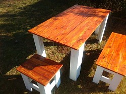 Customer Krugersdorp table & bench seats