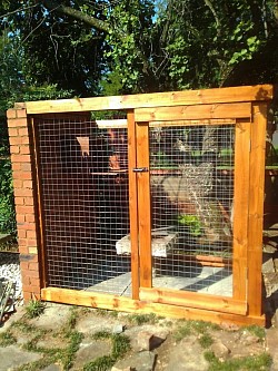 Parrot enclosure Midstream Estate