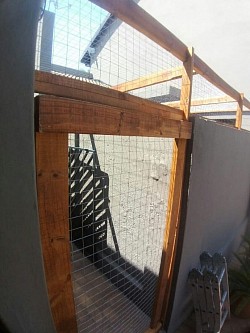 Closing open areas for catio Kempton Park