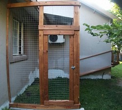 Catio with walkway Brits