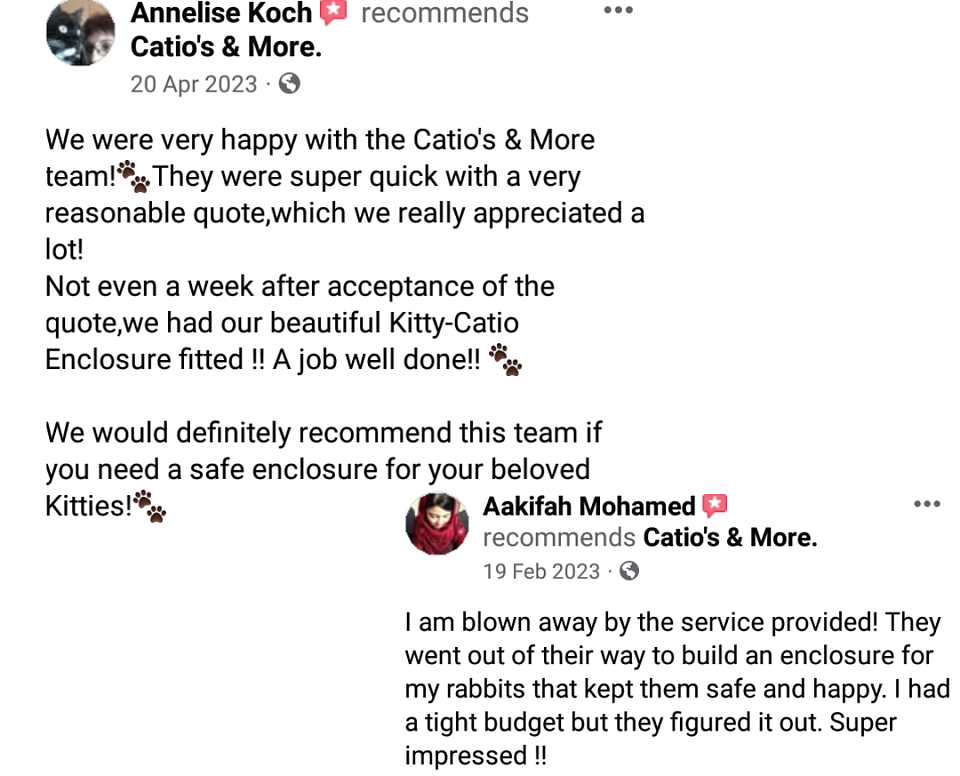 Reviews for Catio's & More